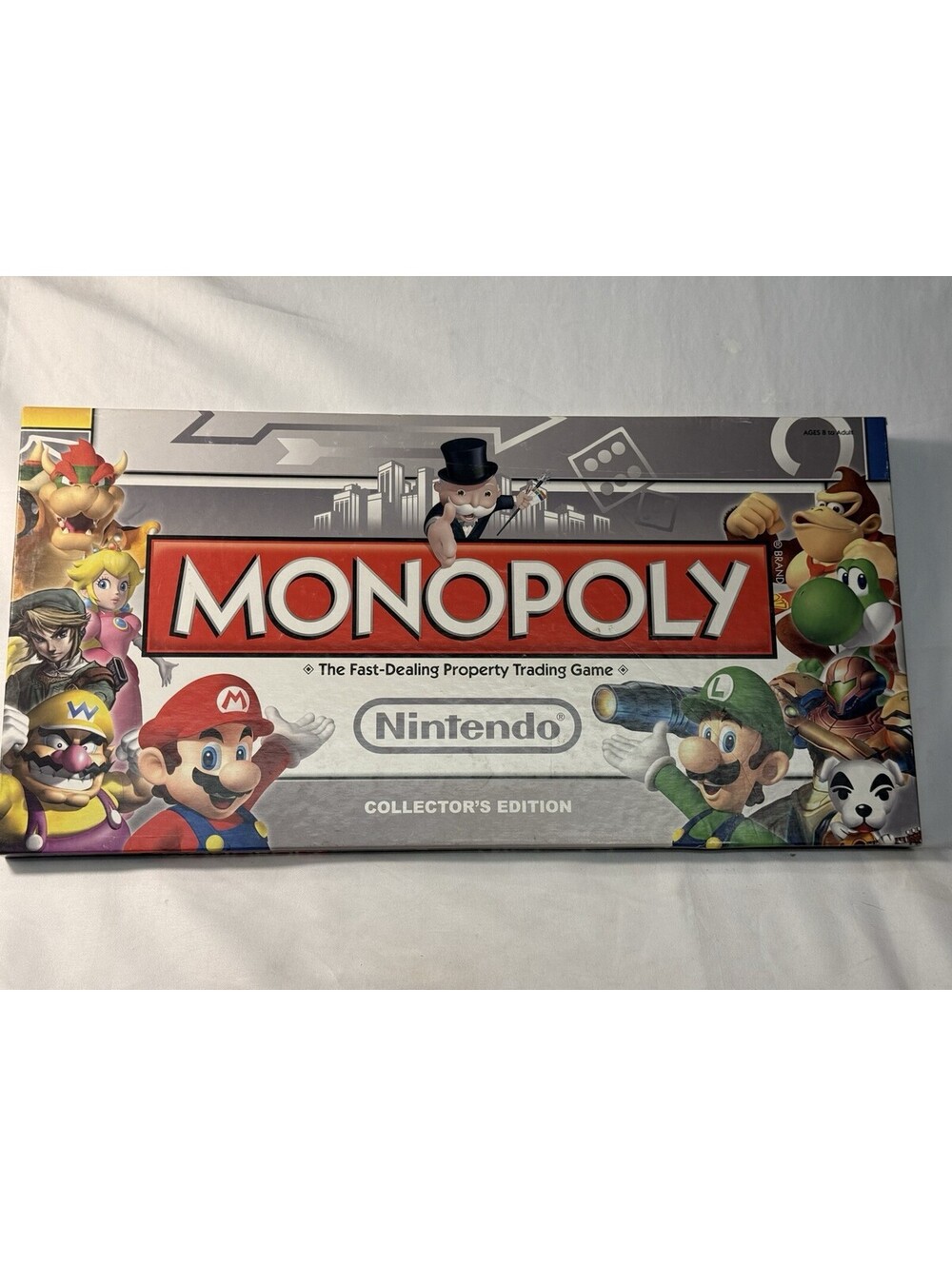 Nintendo Monopoly Collector's Edition 2010 Board Game Mario Complete